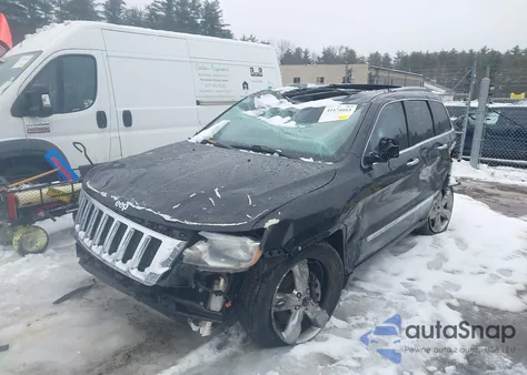 2012 Jeep Grand Cherokee Overland из США, поврежденный, VIN 1C4RJFCT6CC133569